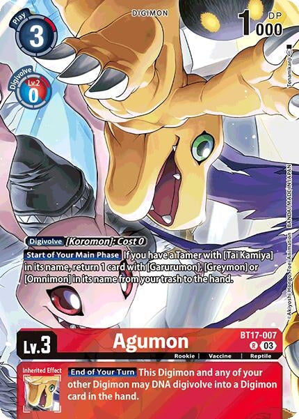 Image for Agumon (Omnimon Binder Set) - Digimon Card Game