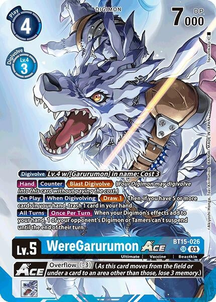 Image for WereGarurumon ACE (Omnimon Binder Set) - Digimon Card Game
