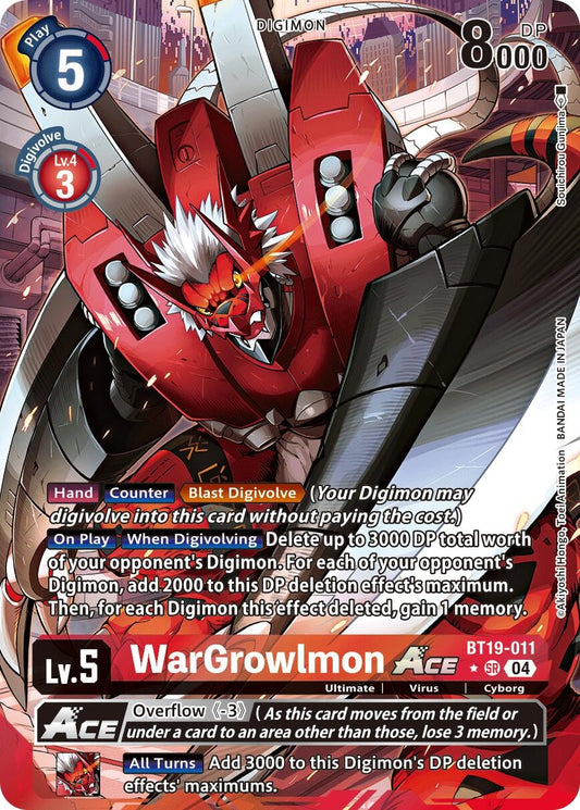 Image for WarGrowlmon ACE (Alternate Art) - Digimon Card Game