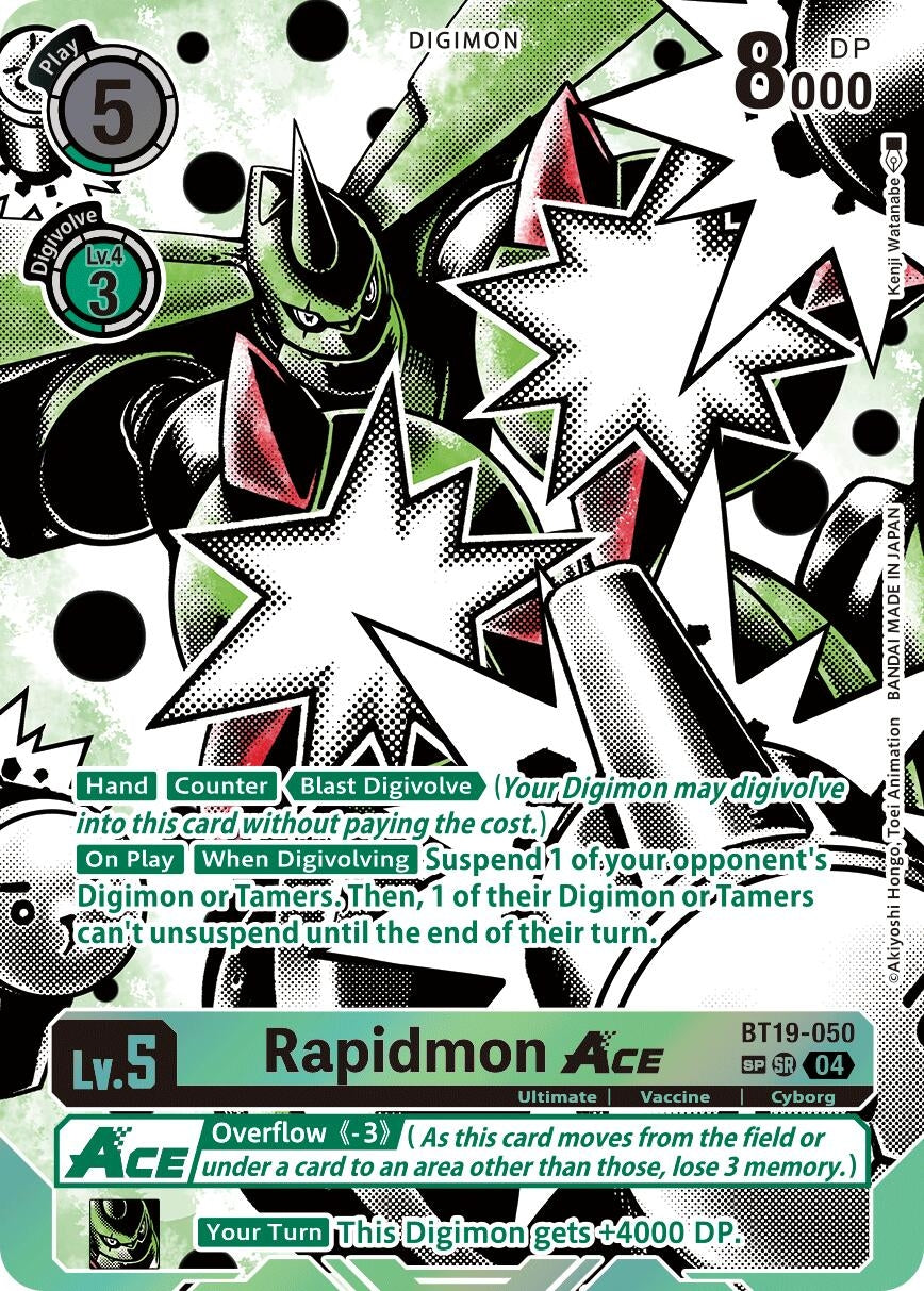 Image for Rapidmon ACE (Textured) - Digimon Card Game