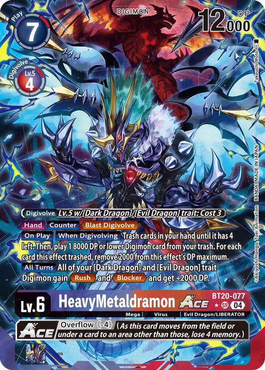 Image for HeavyMetaldramon ACE (Alternate Art) - Digimon Card Game