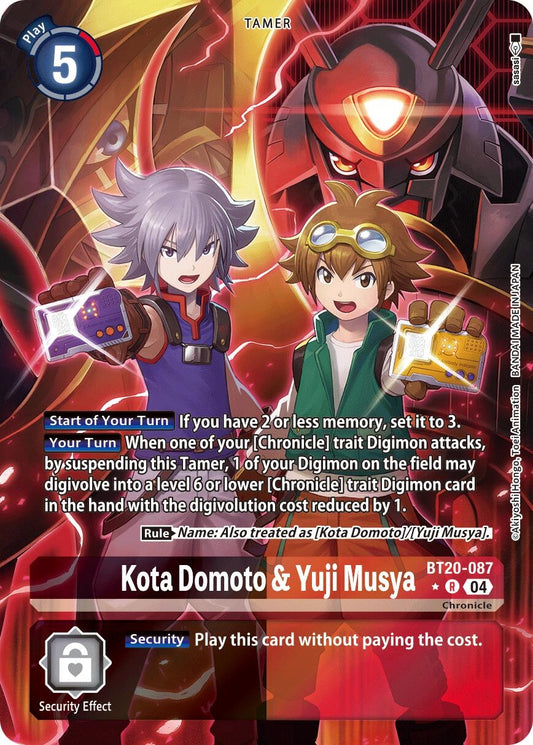 Image for Kota Domoto & Yuji Musya (Alternate Art) - Digimon Card Game