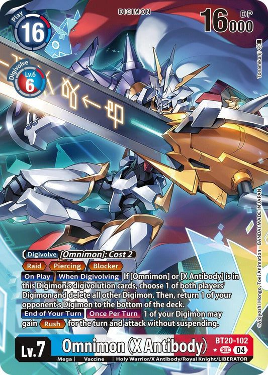 Image for Omnimon (X Antibody) (Alternate Art) - Digimon Card Game