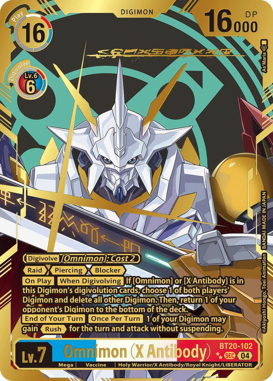 Image for Omnimon (X Antibody) (Textured) - Digimon Card Game