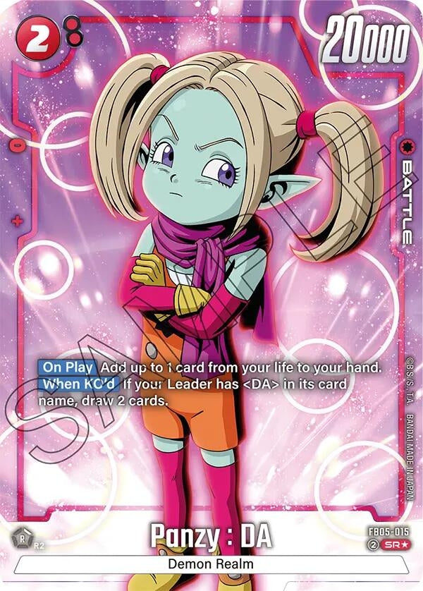 Image for Panzy : DA - FB05-015 (Alternate Art) - Dragon Ball Super: Fusion World