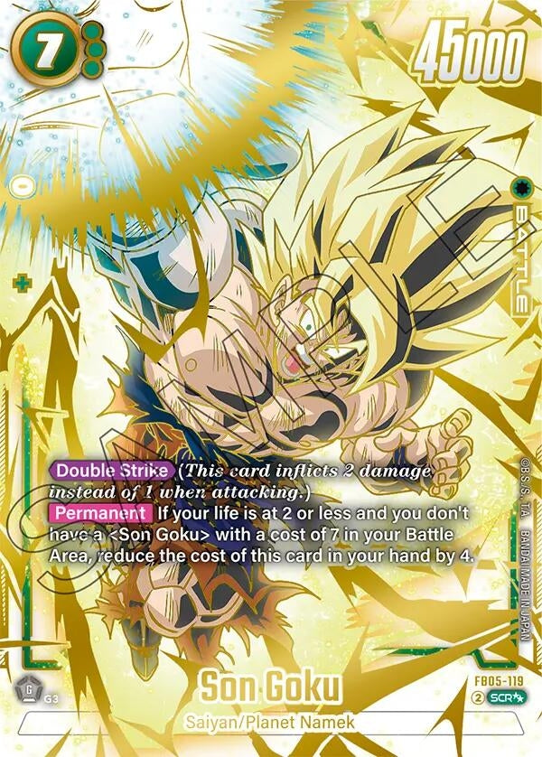 Image for Son Goku - FB05-119 (Super Alternate Art) - Dragon Ball Super: Fusion World
