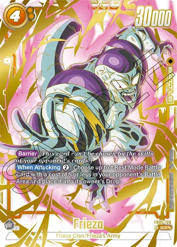 Image for Frieza - FB05-120 (Super Alternate Art) - Dragon Ball Super: Fusion World