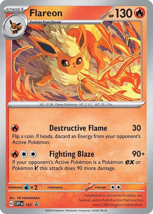 Image for Flareon - 167 (Cosmos Holo) - Pokemon
