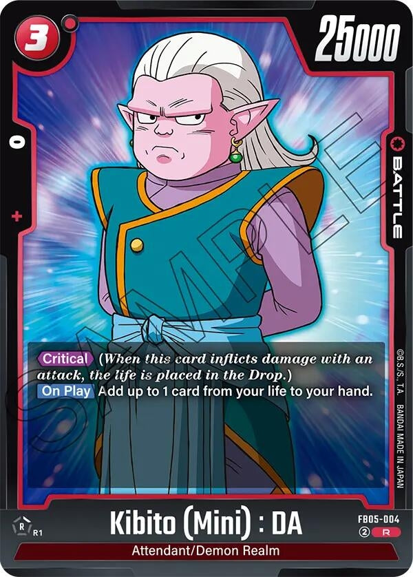 Image for Kibito (Mini) : DA - Dragon Ball Super: Fusion World