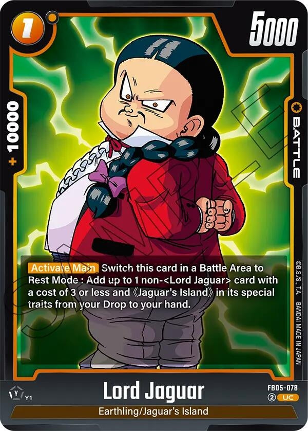Image for Lord Jaguar - Dragon Ball Super: Fusion World