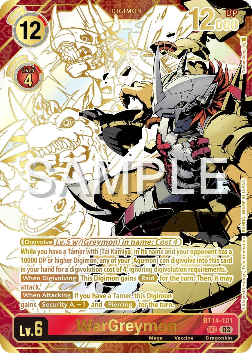 Image for WarGreymon (Rare Pull) - Digimon Card Game