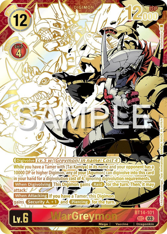 Image for WarGreymon (Rare Pull) - Digimon Card Game