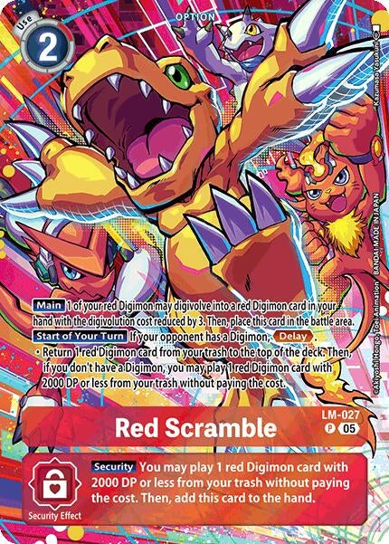 Image for Red Scramble (Alternate Art) - Digimon Card Game