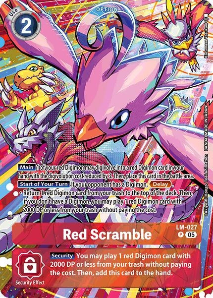 Image for Red Scramble (Alternate Art) - Digimon Card Game