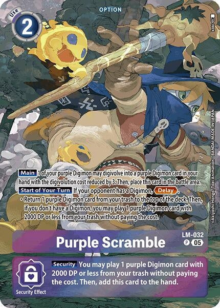 Image for Purple Scramble (Alternate Art) - Digimon Card Game