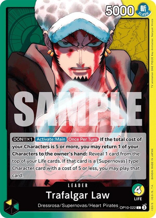 Image for Trafalgar Law (022) - One Piece Card Game