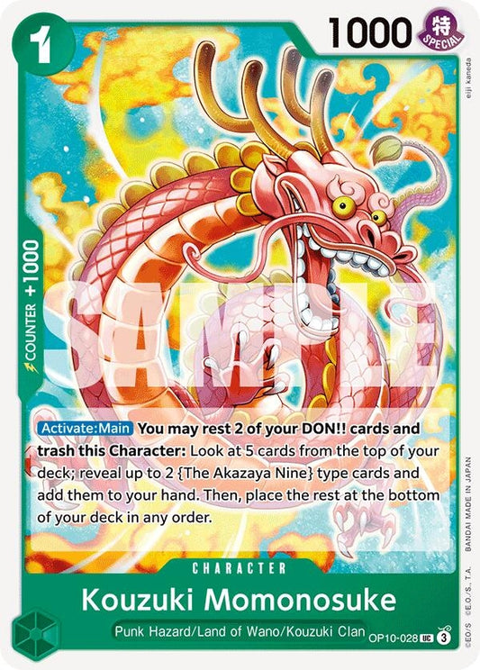 Image for Kouzuki Momonosuke (028) - One Piece Card Game