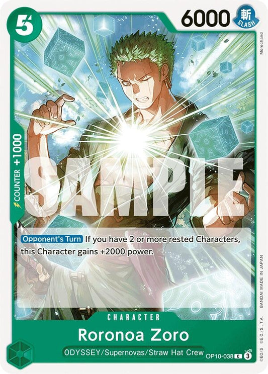 Image for Roronoa Zoro (038) - One Piece Card Game