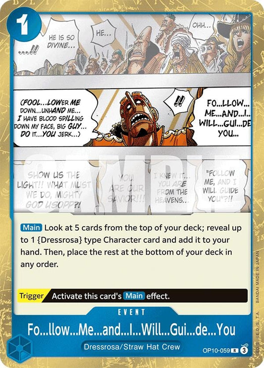 Image for Fo...llow...Me...and...I...Will...Gui...de...You - One Piece Card Game