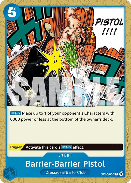 Image for Barrier-Barrier Pistol - One Piece Card Game