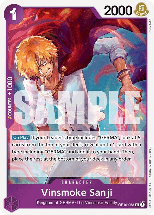 Image for Vinsmoke Sanji - One Piece Card Game