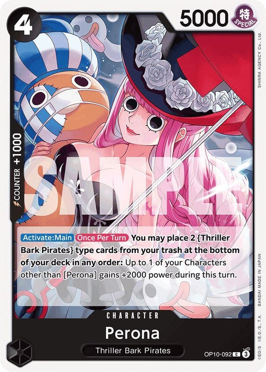 Image for Perona (092) - One Piece Card Game