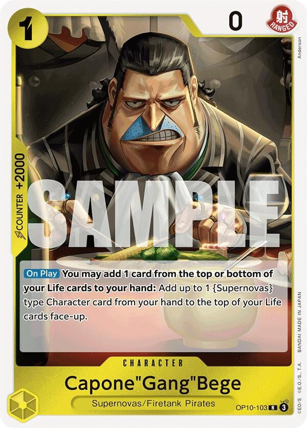 Image for Capone"Gang"Bege - One Piece Card Game