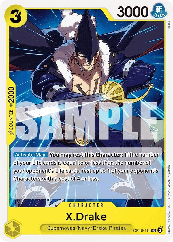Image for X.Drake - One Piece Card Game