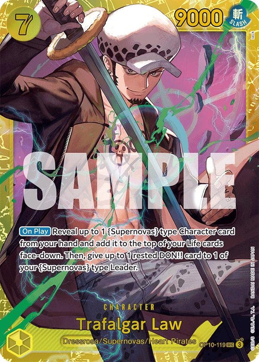 Image for Trafalgar Law (119) - One Piece Card Game