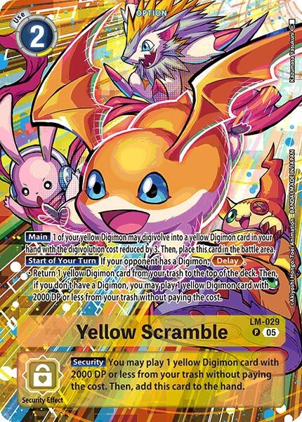Image for Yellow Scramble (Alternate Art) - Digimon Card Game