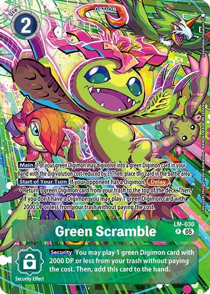 Image for Green Scramble (Alternate Art) - Digimon Card Game