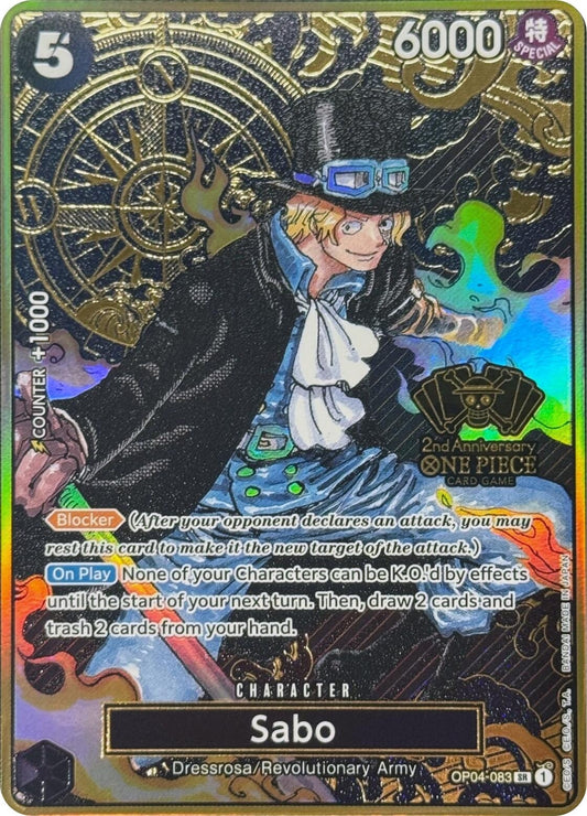 Image for Sabo (One Piece Japanese Version 2nd Anniversary Set) - One Piece Card Game