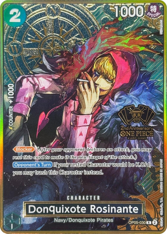 Image for Donquixote Rosinante (One Piece Japanese Version 2nd Anniversary Set) - One Piece Card Game