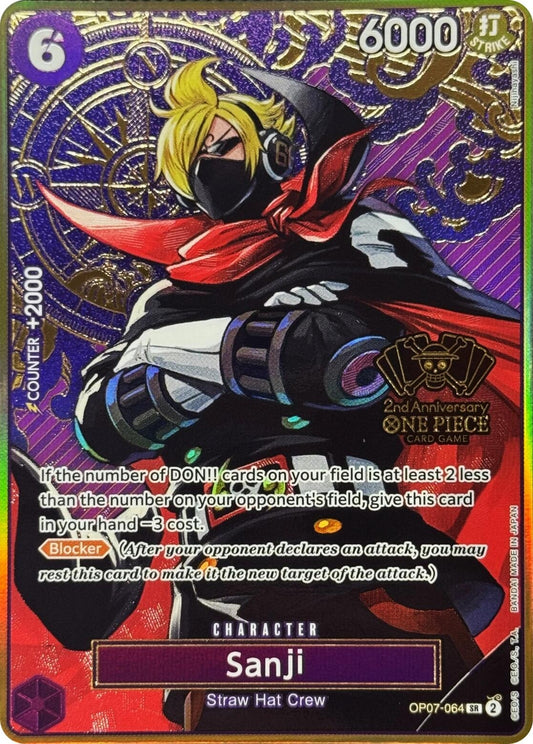 Image for Sanji (One Piece Japanese Version 2nd Anniversary Set) - One Piece Card Game