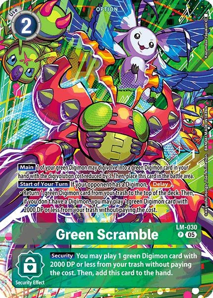 Image for Green Scramble (Alternate Art) - Digimon Card Game