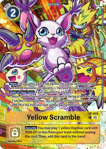 Image for Yellow Scramble (Alternate Art) - Digimon Card Game