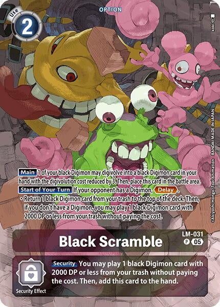 Image for Black Scramble (Alternate Art) - Digimon Card Game