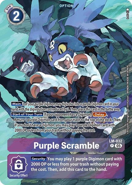Image for Purple Scramble (Alternate Art) - Digimon Card Game