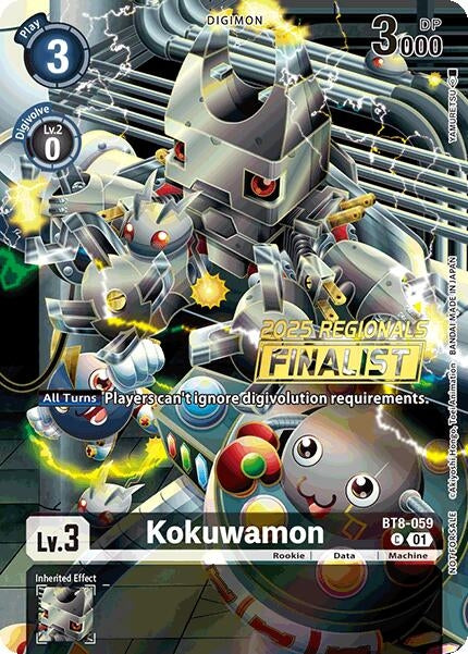 Image for Kokuwamon (2025 Regionals Finalist) - Digimon Card Game
