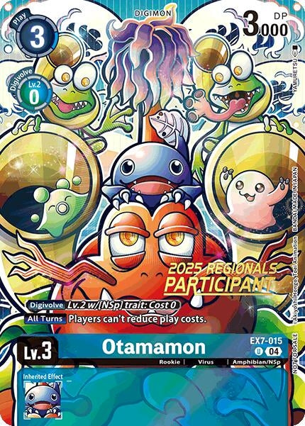Image for Otamamon (2025 Regionals Participant) - Digimon Card Game