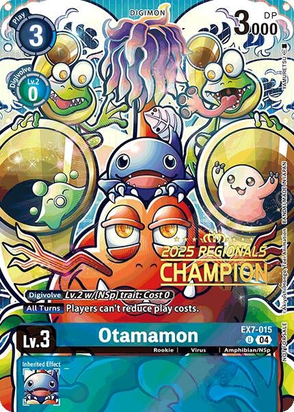 Image for Otamamon (2025 Regionals Champion) - Digimon Card Game