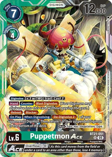 Image for Puppetmon ACE - Digimon Card Game