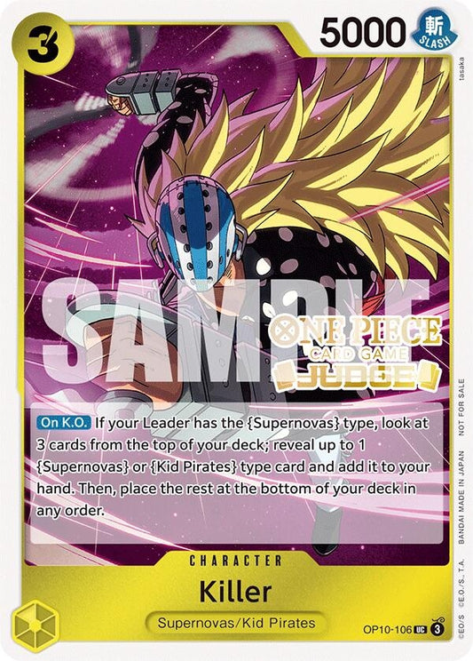 Image for Killer (Judge Pack Vol. 5) - One Piece Card Game