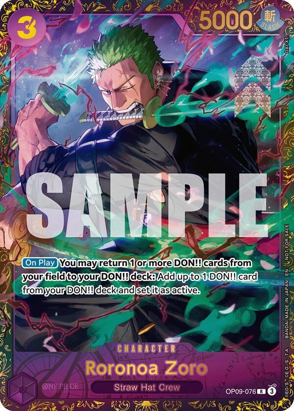 Image for Roronoa Zoro (Championship 25-26 Regionals Season 1) - One Piece Card Game