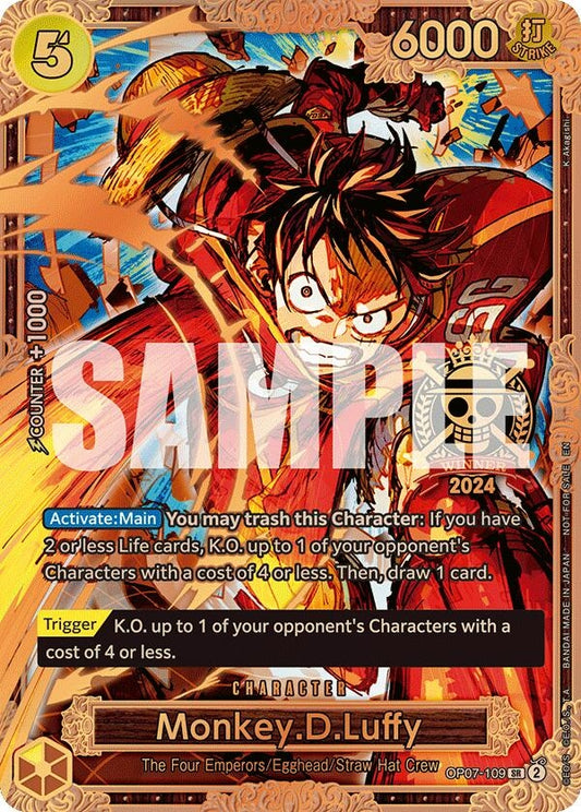 Image for Monkey.D.Luffy (Championship 2024 World Final 3rd Place) - One Piece Card Game