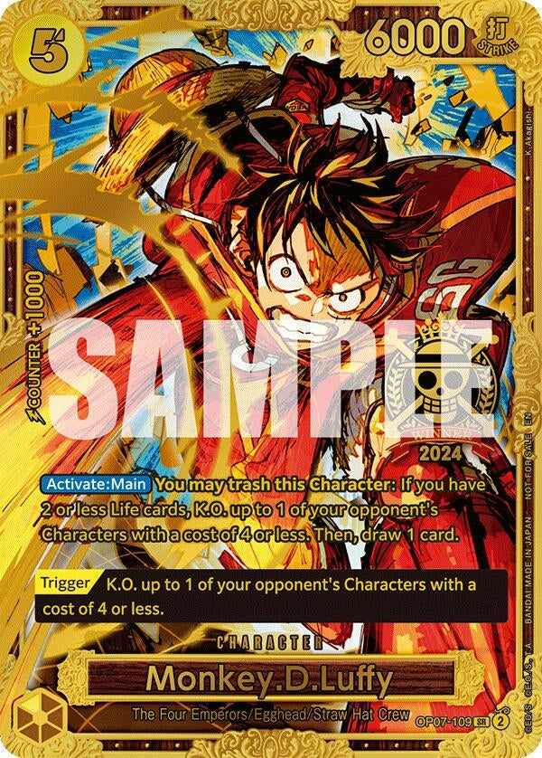 Image for Monkey.D.Luffy (Championship 2024 World Final 1st Place) - One Piece Card Game