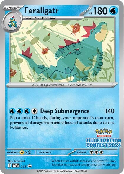 Image for Feraligatr - 213 (Illustration Contest 2024) - Pokemon