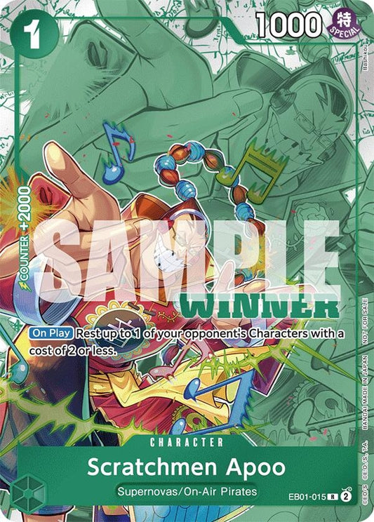 Image for Scratchmen Apoo (Winner Pack 2025 Vol. 2) - One Piece Card Game