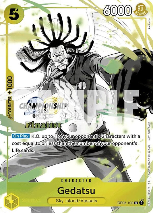 Image for Gedatsu (Championship 2024 Finalist Card Set Vol. 2) - One Piece Card Game