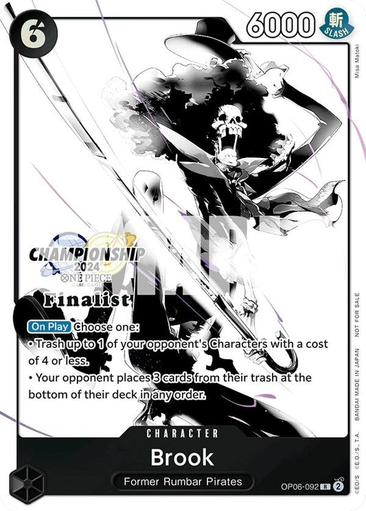 Image for Brook (Championship 2024 Finalist Card Set Vol. 2) - One Piece Card Game